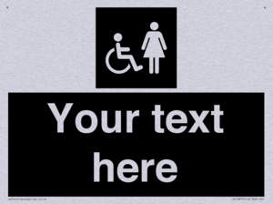 Custom information: black panel disabled and female